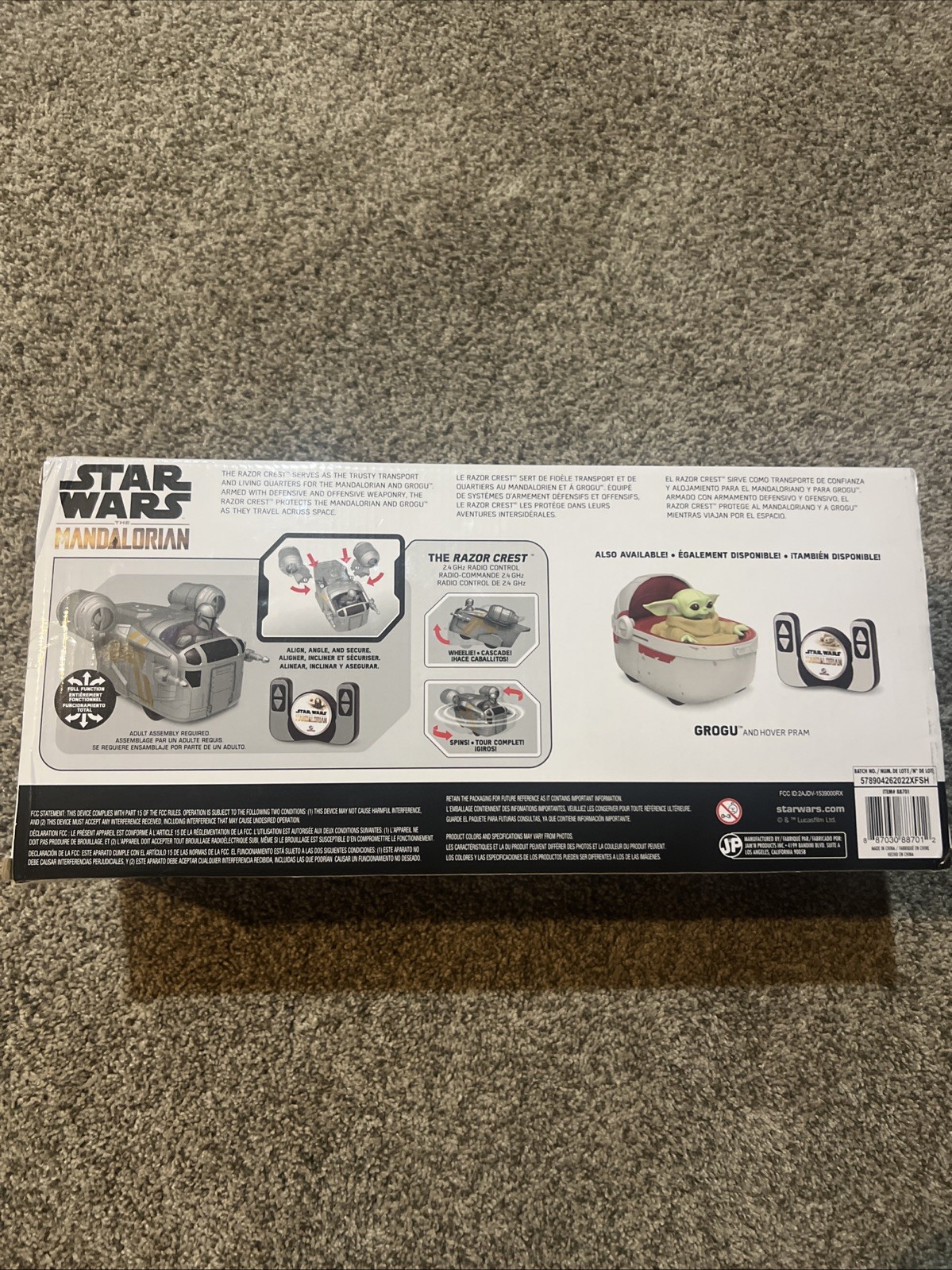 Star Wars The Mandalorian The Razor Crest Disney Remote Control Transport NEW!