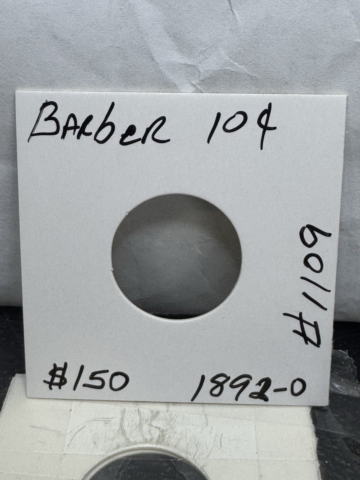 Barber Dime 1892-0