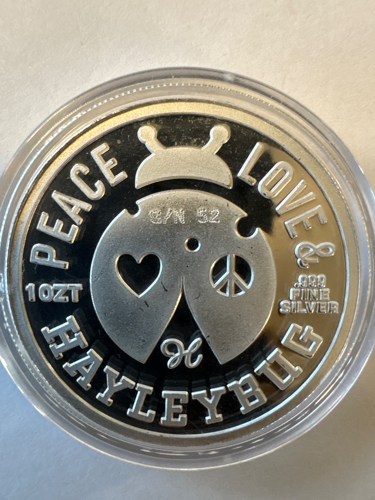 Haleybug Mint 1oz Silver Color Think Like A Captain