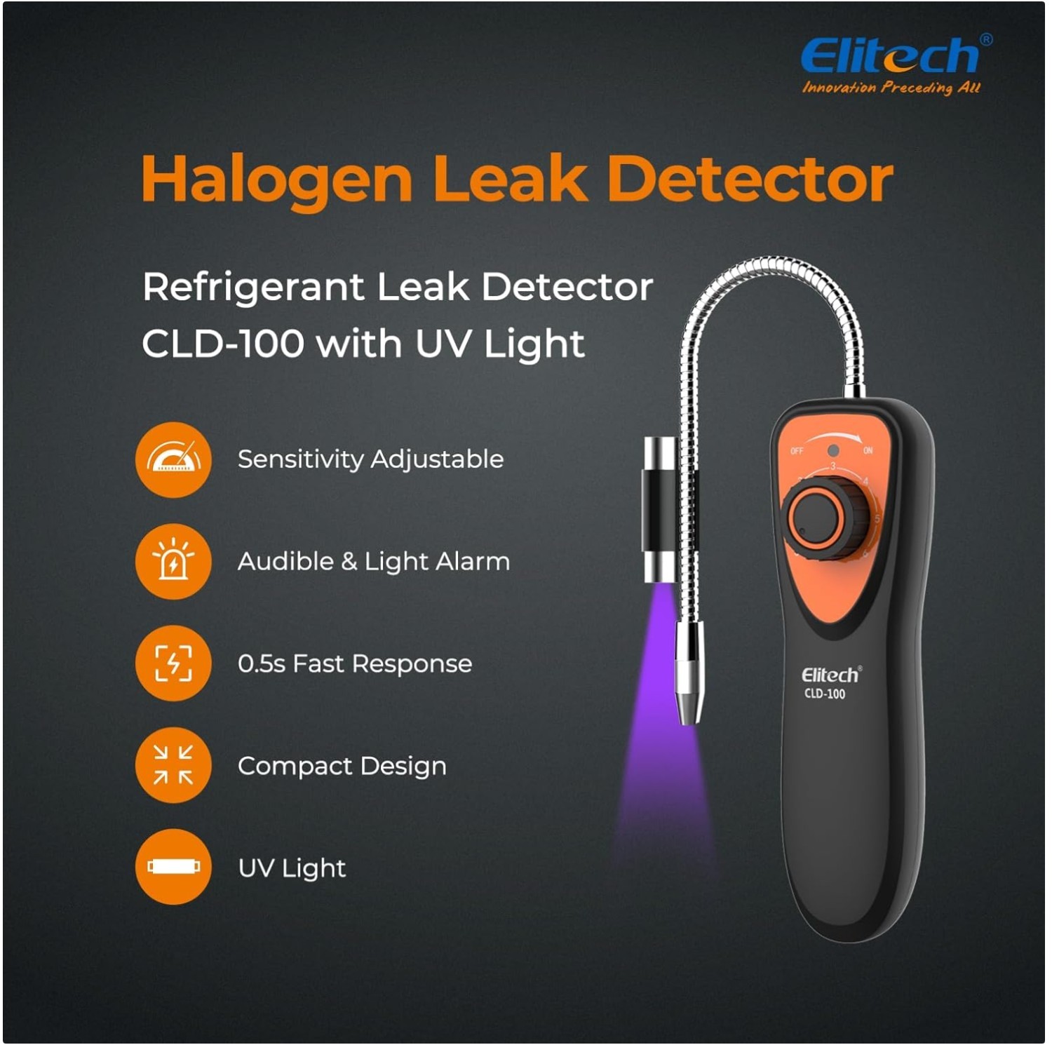 Fast Trigger Refrigerant Leak Detector