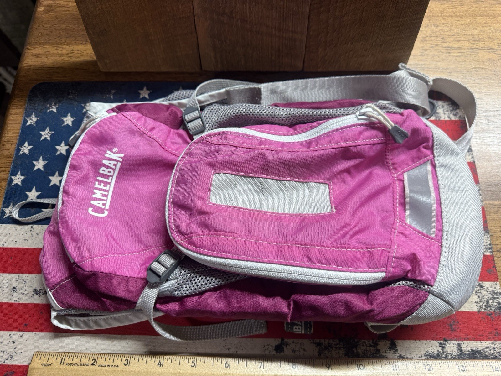 Camelbak Hydration Backpack Mini M.U.L.E. Kids Pack, No Water Bladder, Pink