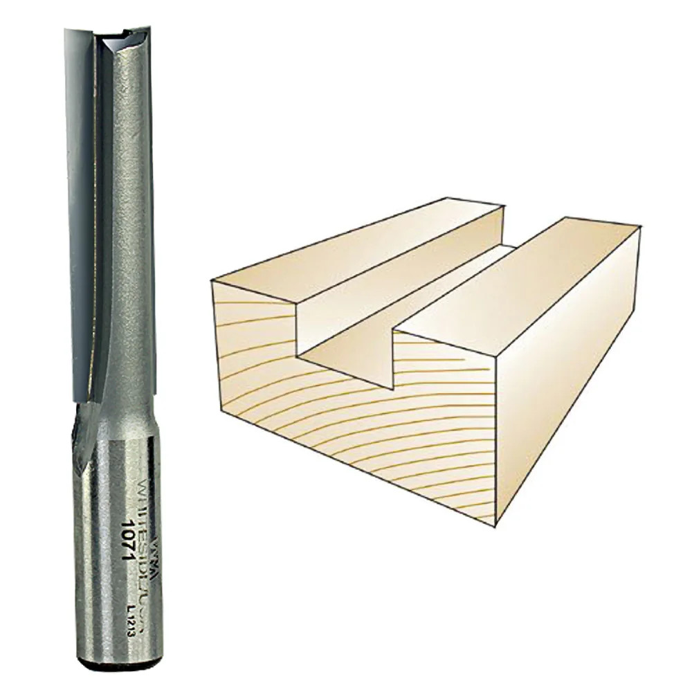 Whiteside Straight Bit, 1/2 in. SH x 1/2 in. CD x 2 in. CL