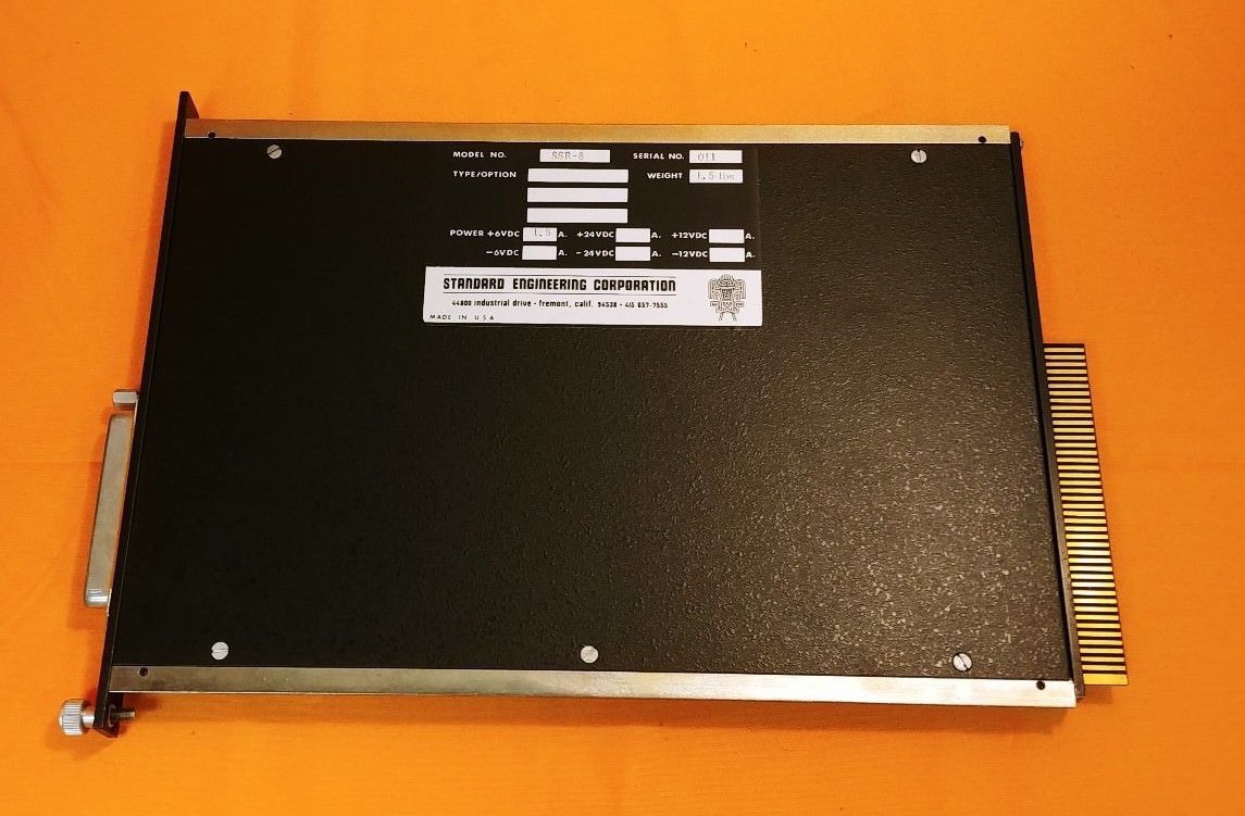 Standard Engineering Corp 8 Channel SS Relay SSR-8 Module