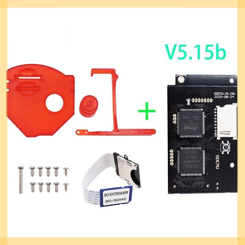 For SEGA DreamCast DC Game Console VA1 V5.15B GDEMU Optical Drive Board SD Card