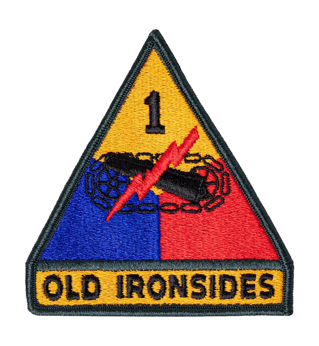 1st Armored Divison Color Patch (Military Issued)-Veteran Owned Business