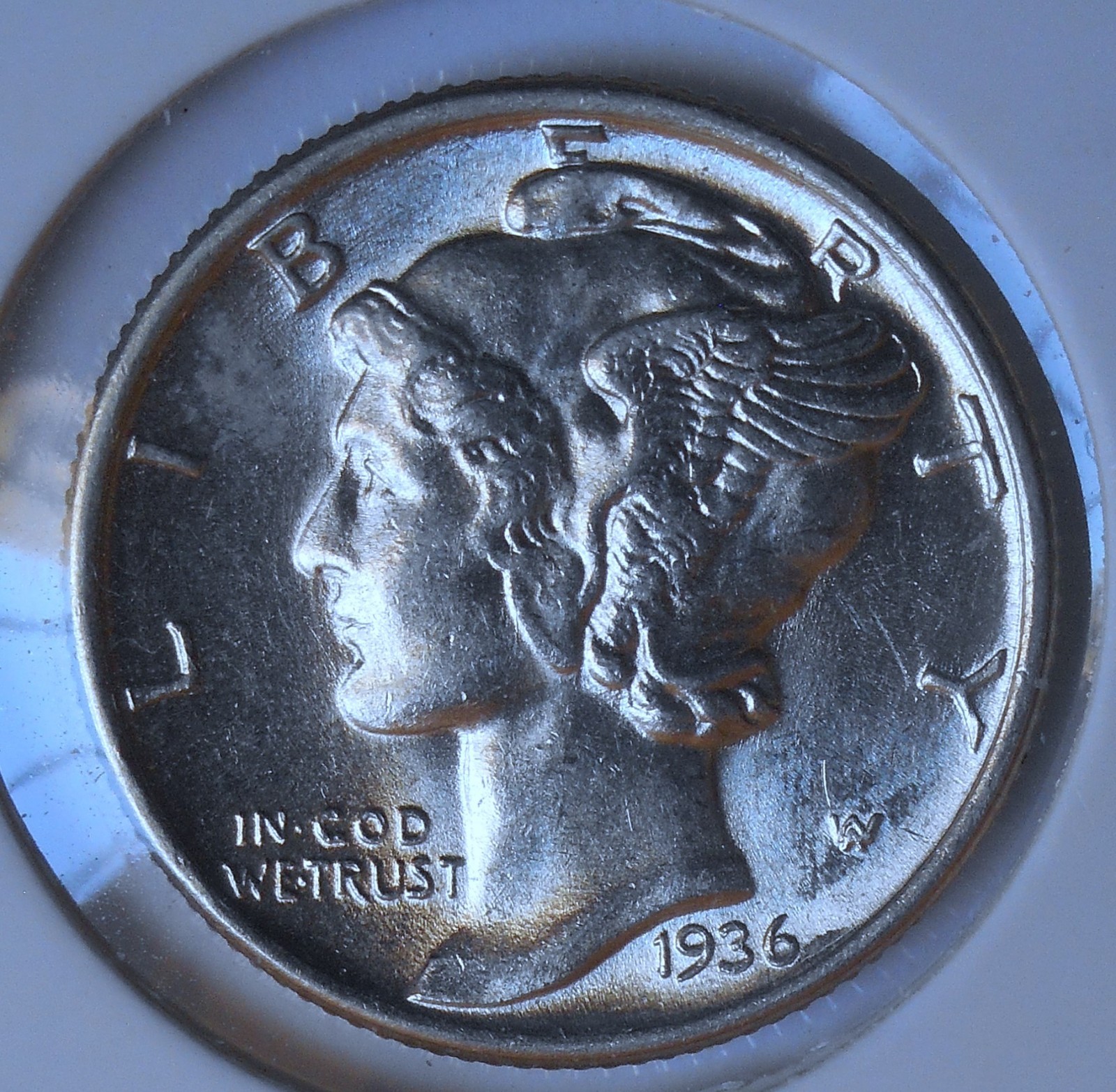 1936 . Mercury Dime . Choice/Gem BU ...
