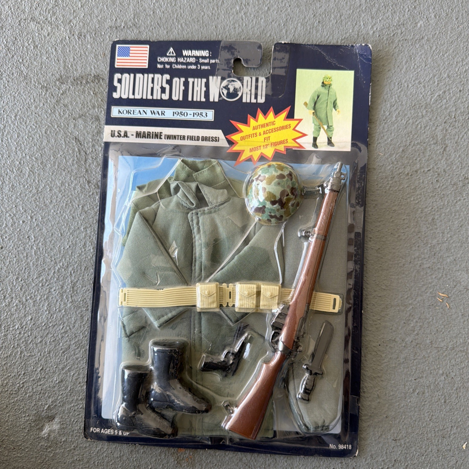 1998 Soldiers of the World  Korean War USA MARINE WINTER Outfit With Accessories