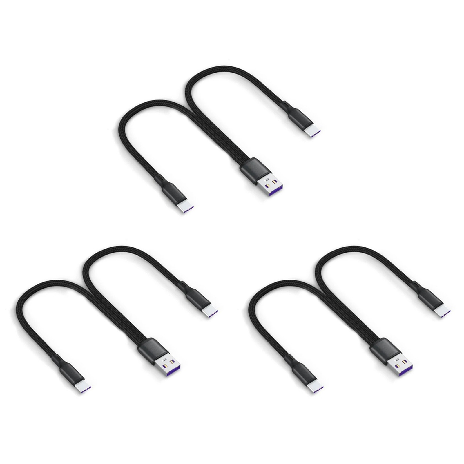 3X 6A Fast Charging Cable with Connectors, Type-C Splitter, Charging Lead, Str5269