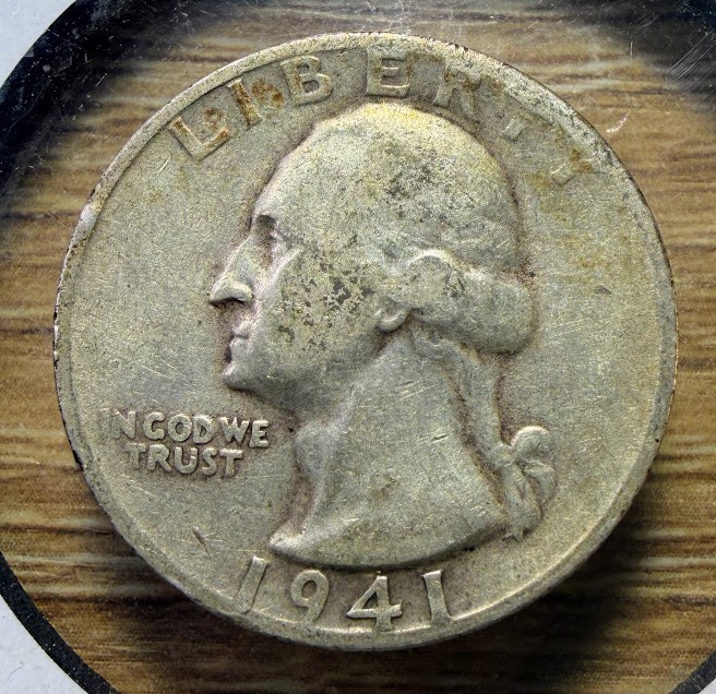 1941-S Washington Quarter - Actual Coin Shown - Free Shipping & Tracking INV#708
