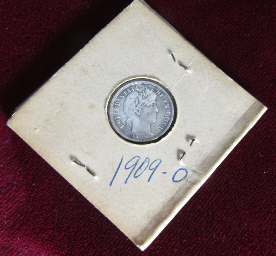 1909-O Barber Dime- Semi Key- XF+/ Almost Uncirculated