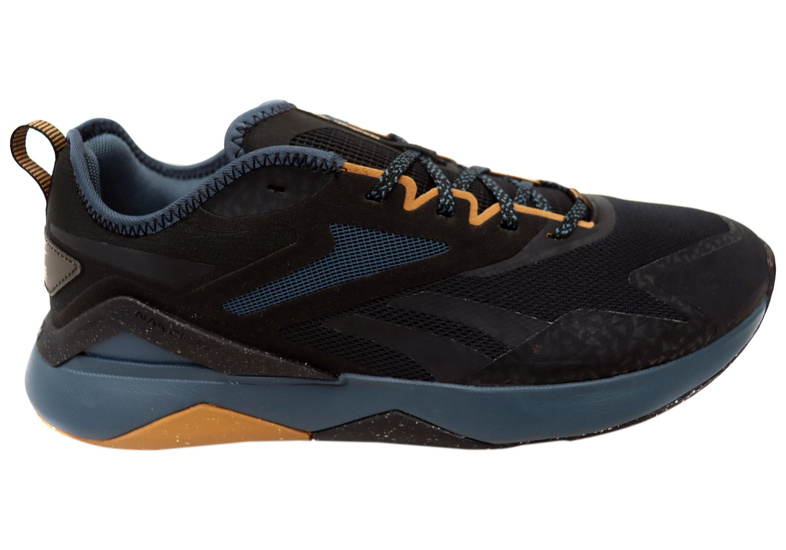 Reebok Mens Nanoflex Adventure TR 2 Comfort Lace Up Sneakers - Mesh