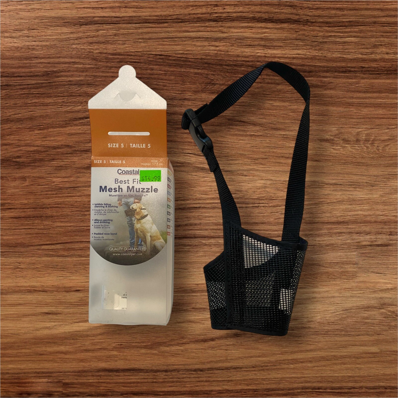 Coastal Pet Best Fit Mesh Dog Muzzle Select A Size 3" to 13 1/2 SM to LG Dogs