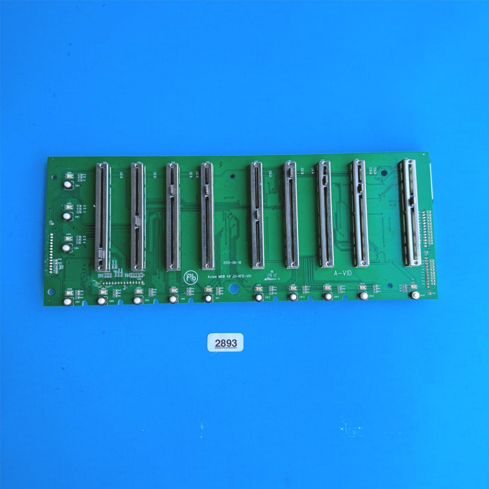 M-AUDIO AXIOM AIR 49 Keyboard MIDI Controller OEM Part: Fader Slider PCB Board