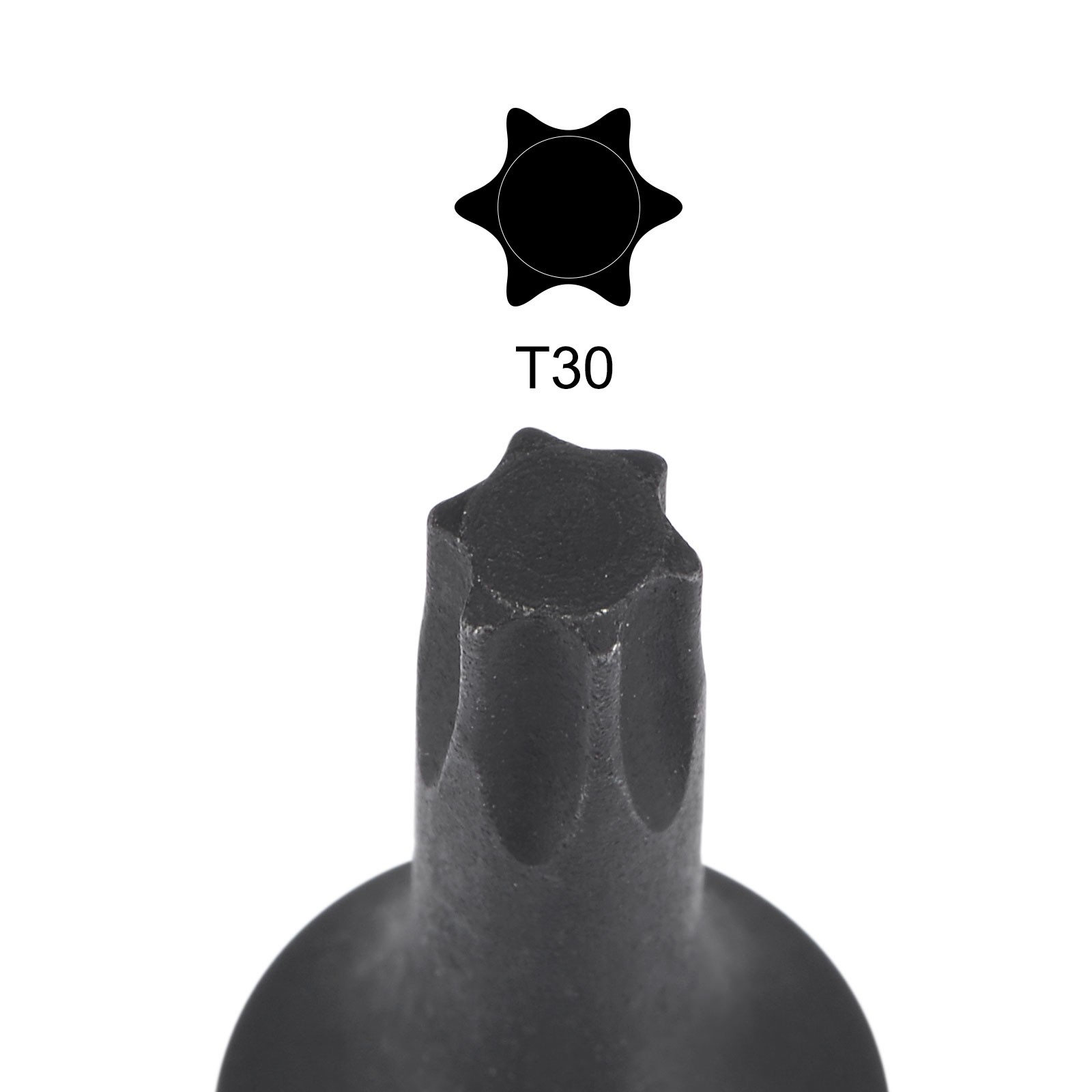 T30 Impact Torx Bit Socket 1/4" Square Drive 35mm Length CR-MO