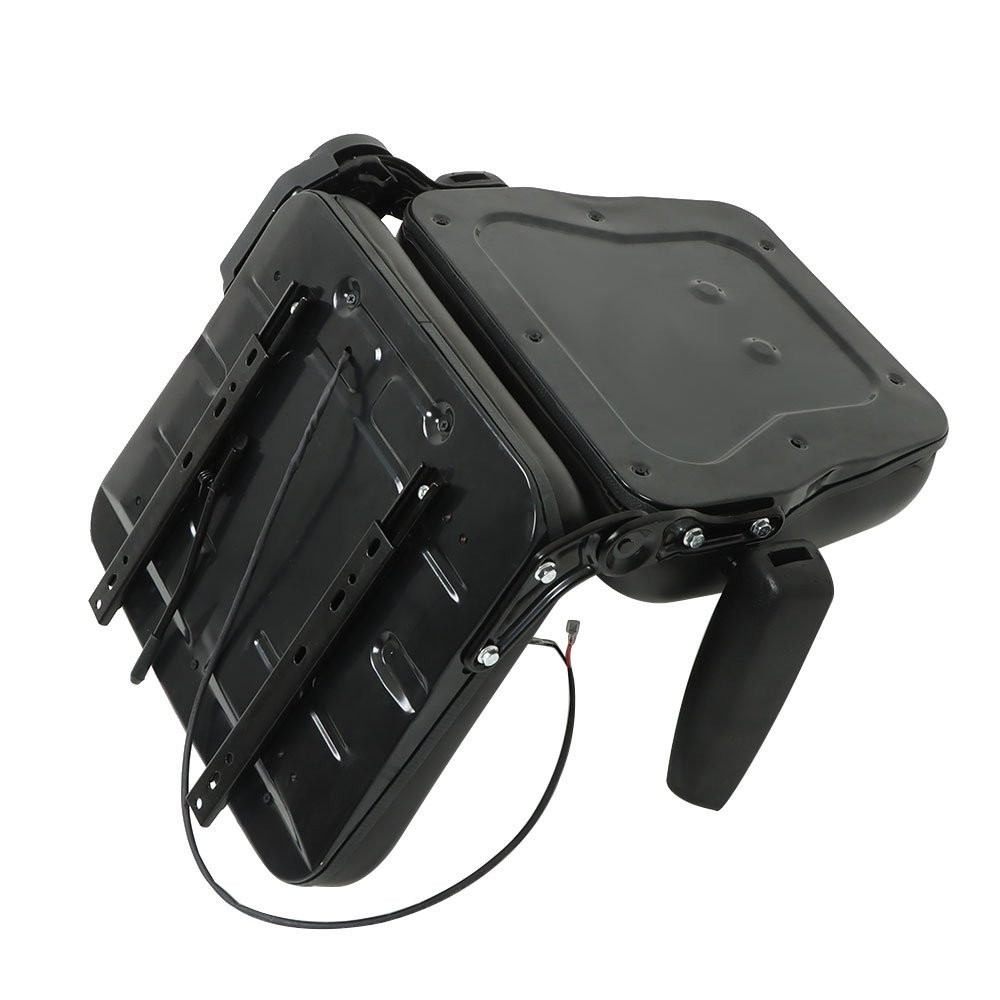 Universal Forklift Seat Fold Down Tractor Seat Adjustable Back & Armrest
