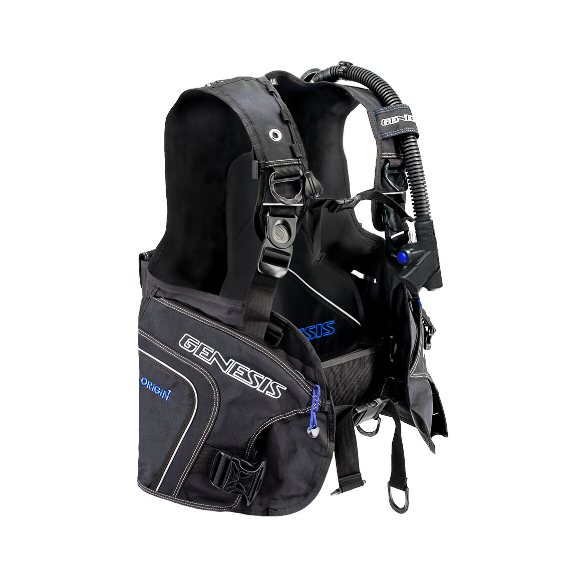 Genesis Durable Weight Integrated Jacket Style Buoyancy Compensator Size LG