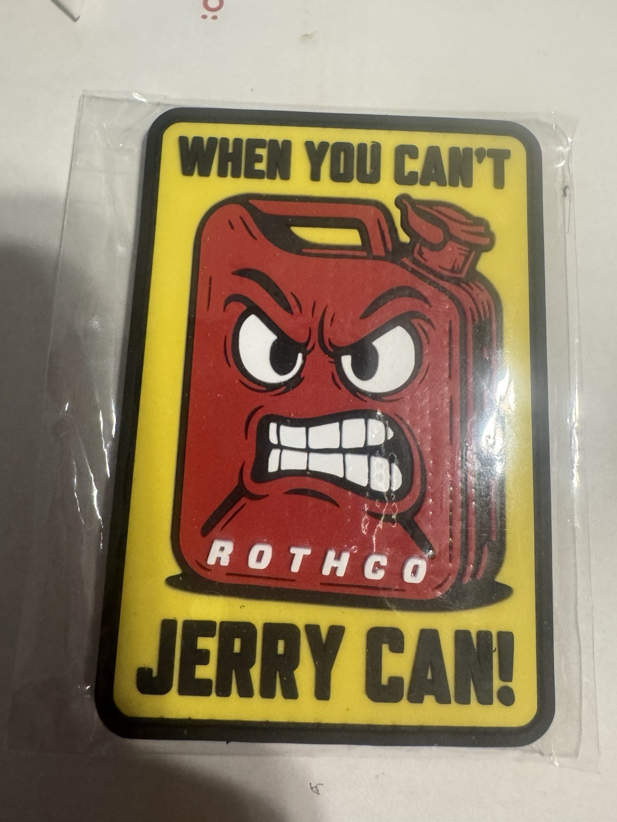When You Can’t Jerry Can 3.5” Patch Hook Loop Shot Show 26 New