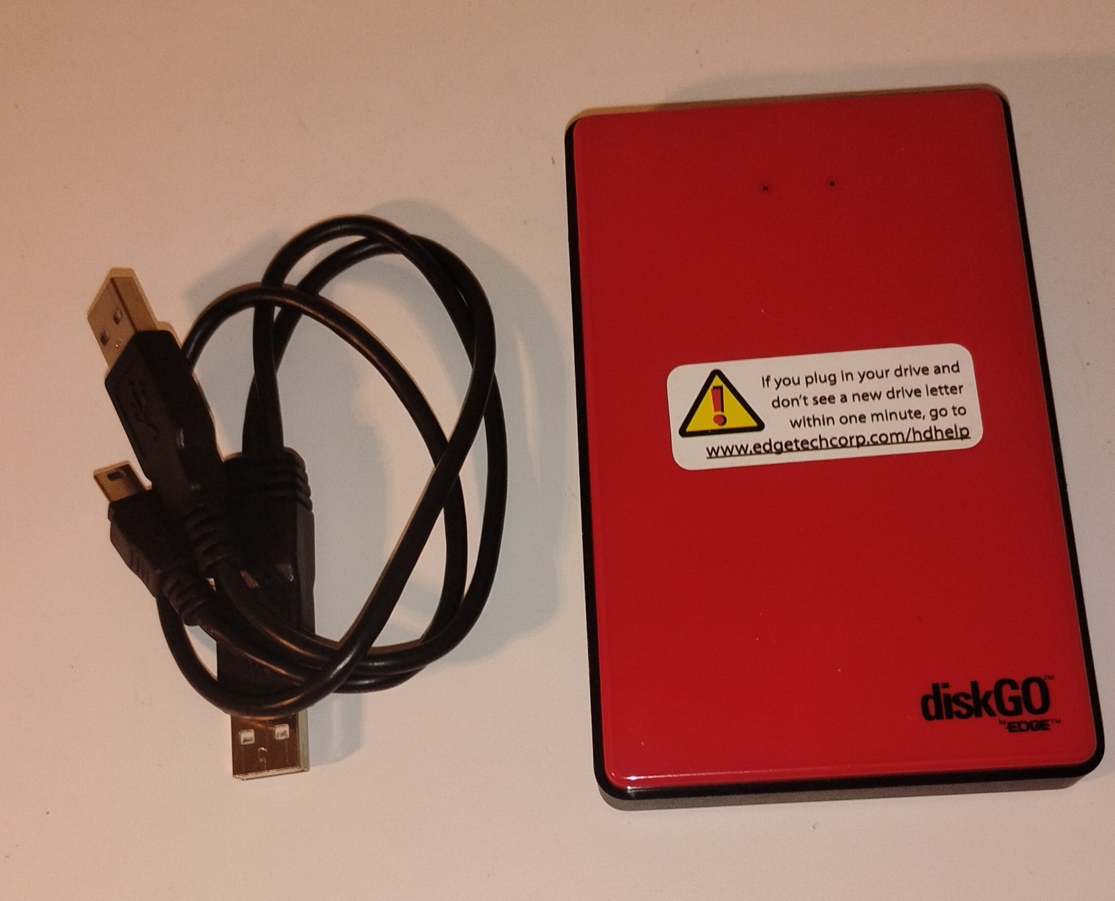 DiskGo 80GB USB External Desktop HD - Mint condition - Tested & Formatted