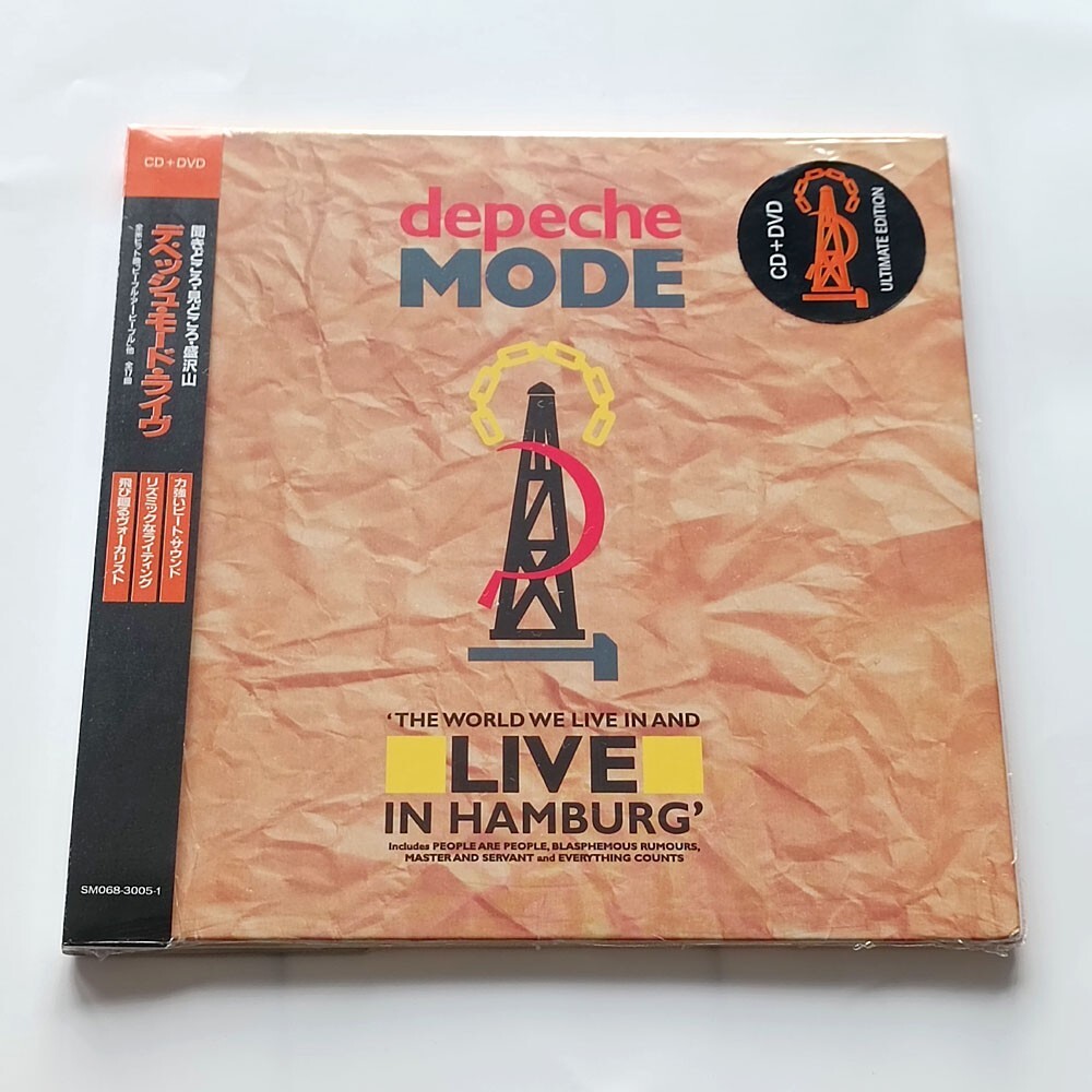 DEPECHE MODE - The World We Live And Live In HAMBURG CD DVD JAPAN OBI 40th ANN