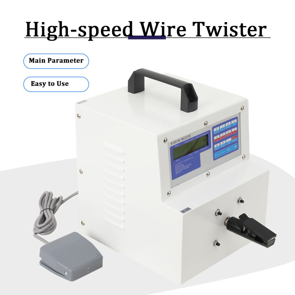 110V Twist Tie Machine High-speed Cable Twisting Machine Automatic Wire Twister