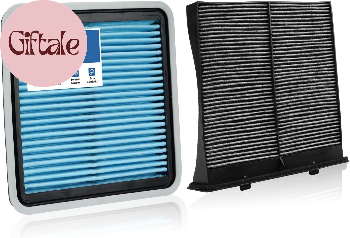 Engine+Cabin Air Filters Fit for Crosstrek 16-17, Forester 09-18, Impreza 08-16,