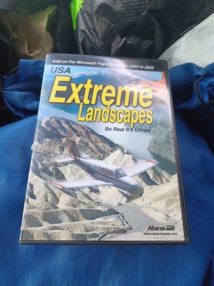 USA Extreme Landscapes Add On MS Flight Simulator 2004 2002 Microsoft 4 Disc Set