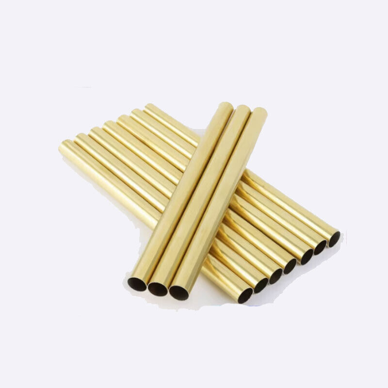 1pcs OD 15mm ID 7.3mm Brass Pipe Hollow Round Tube 100mm-305mm Long 3.85mm Thick