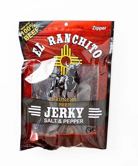 El Ranchito Crunchy  Beef Jerky – Salt & Pepper , 2 oz