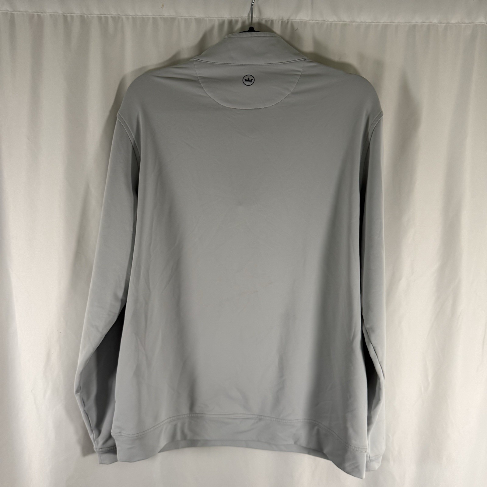 Wake Forest Peter Millar Jacket Men's Large Grey 1/4 Zip Pullover Walking Deacon