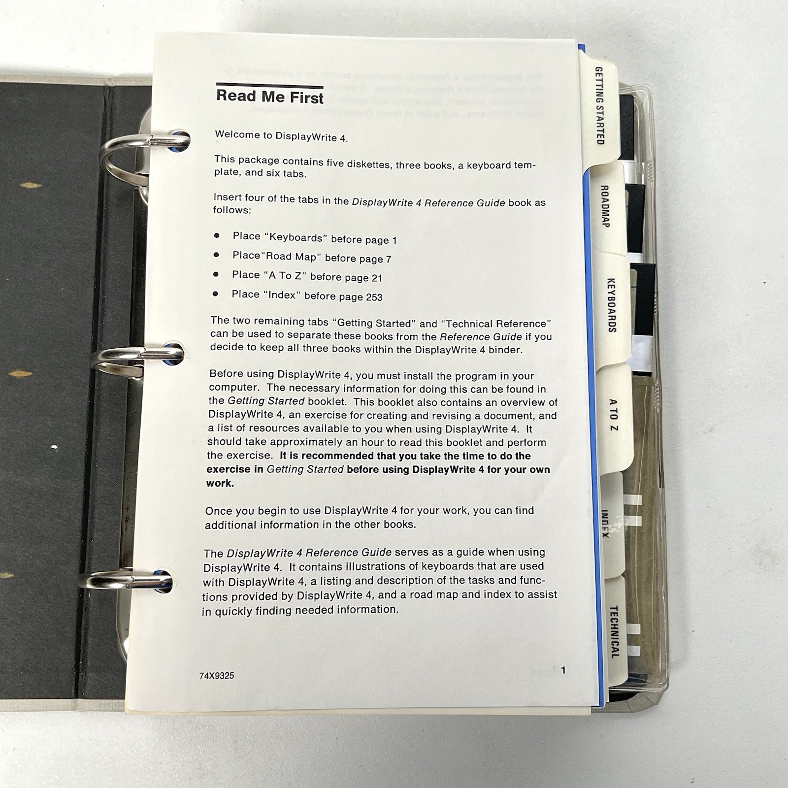 IBM PC Software DisplayWrite Series 4 Office Systems Family 5.25” Diskette