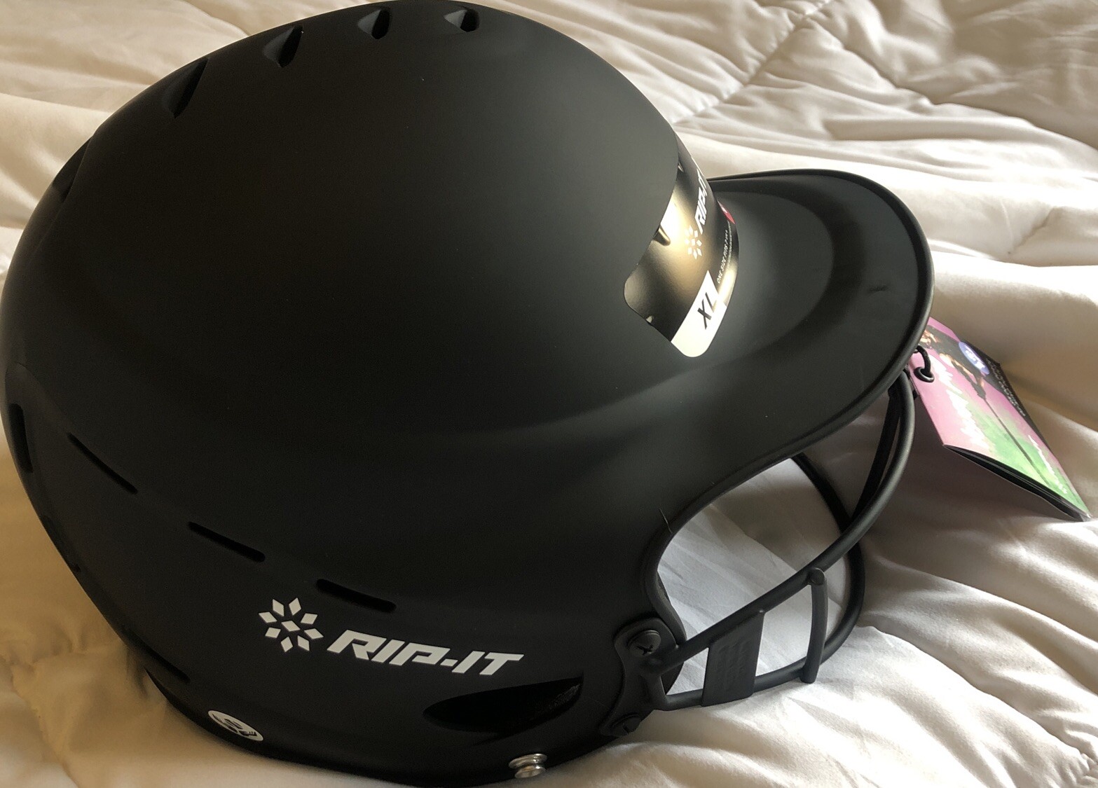Black RIP-IT Defense Softball Mask Face Guard Baseball Helmet size XL Youth