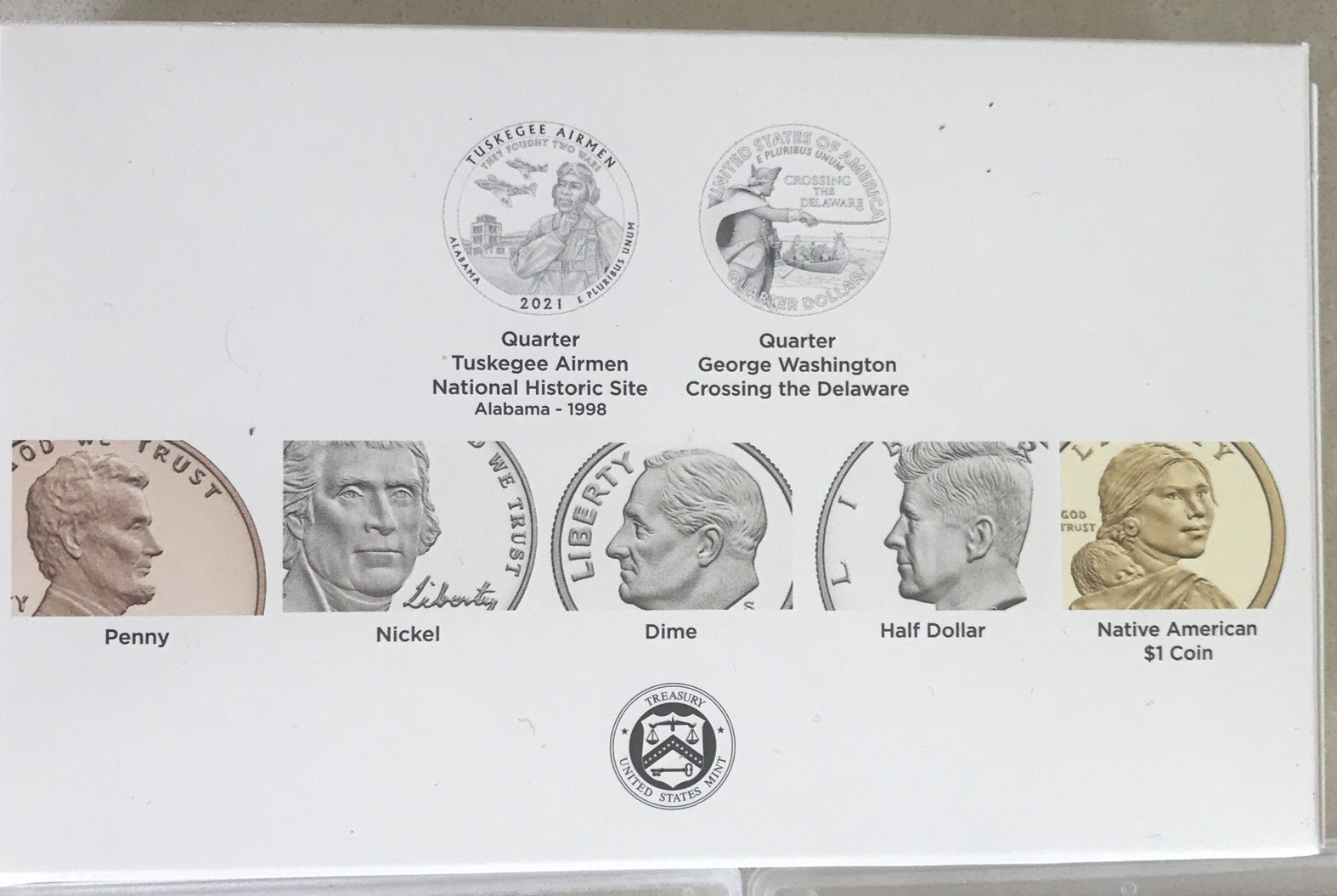 2021 Clad Proof Set U.S. Mint Original Government Packaging OGP COA
