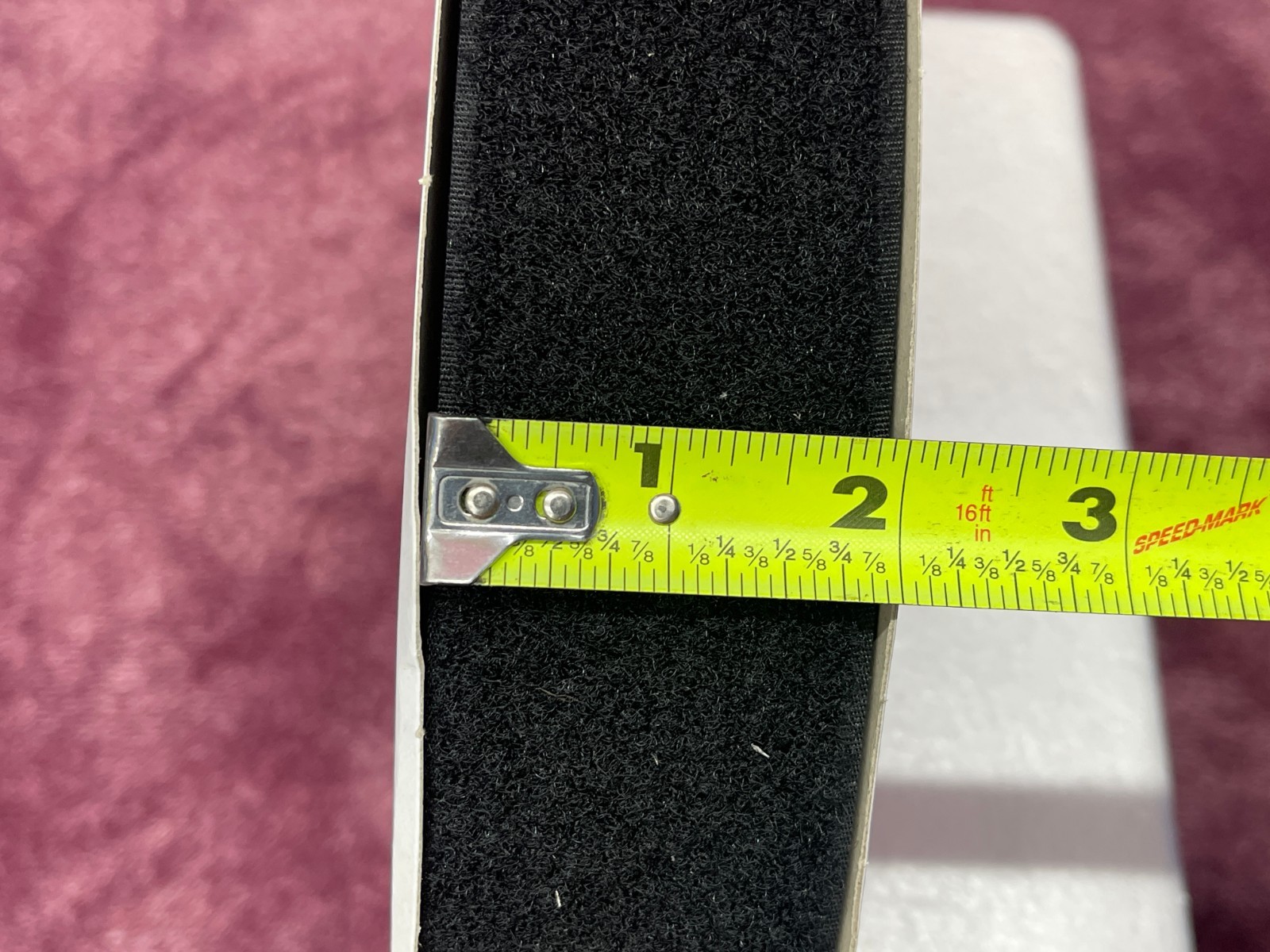 2 inch x 150 foot Black Adhesive Loop Side Only Tape for Hook & Loop