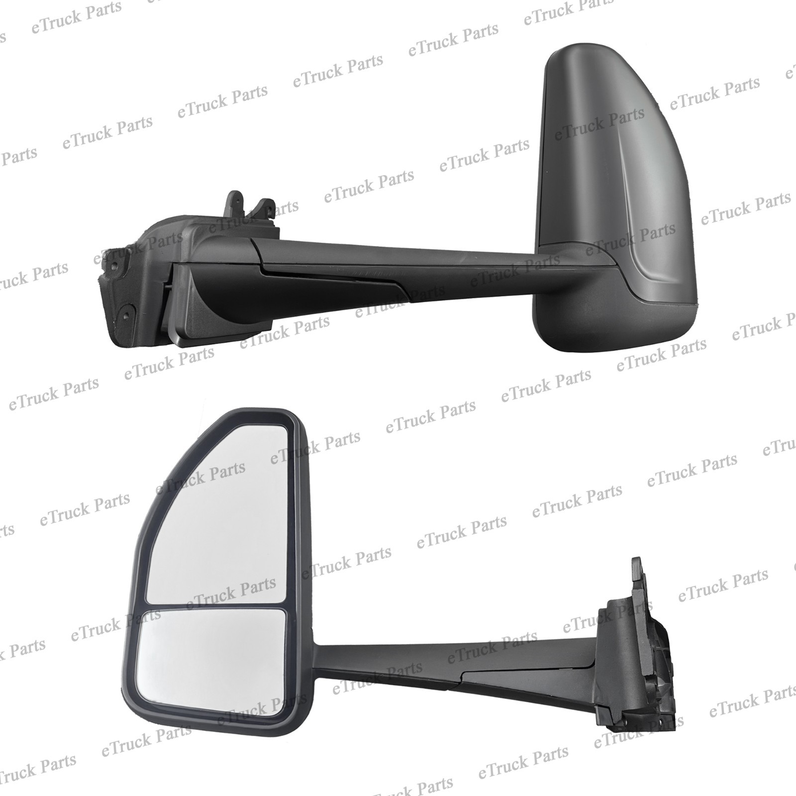 2022–2025 Peterbilt 579 Driver Side Door Mirror Assembly with Black Cover