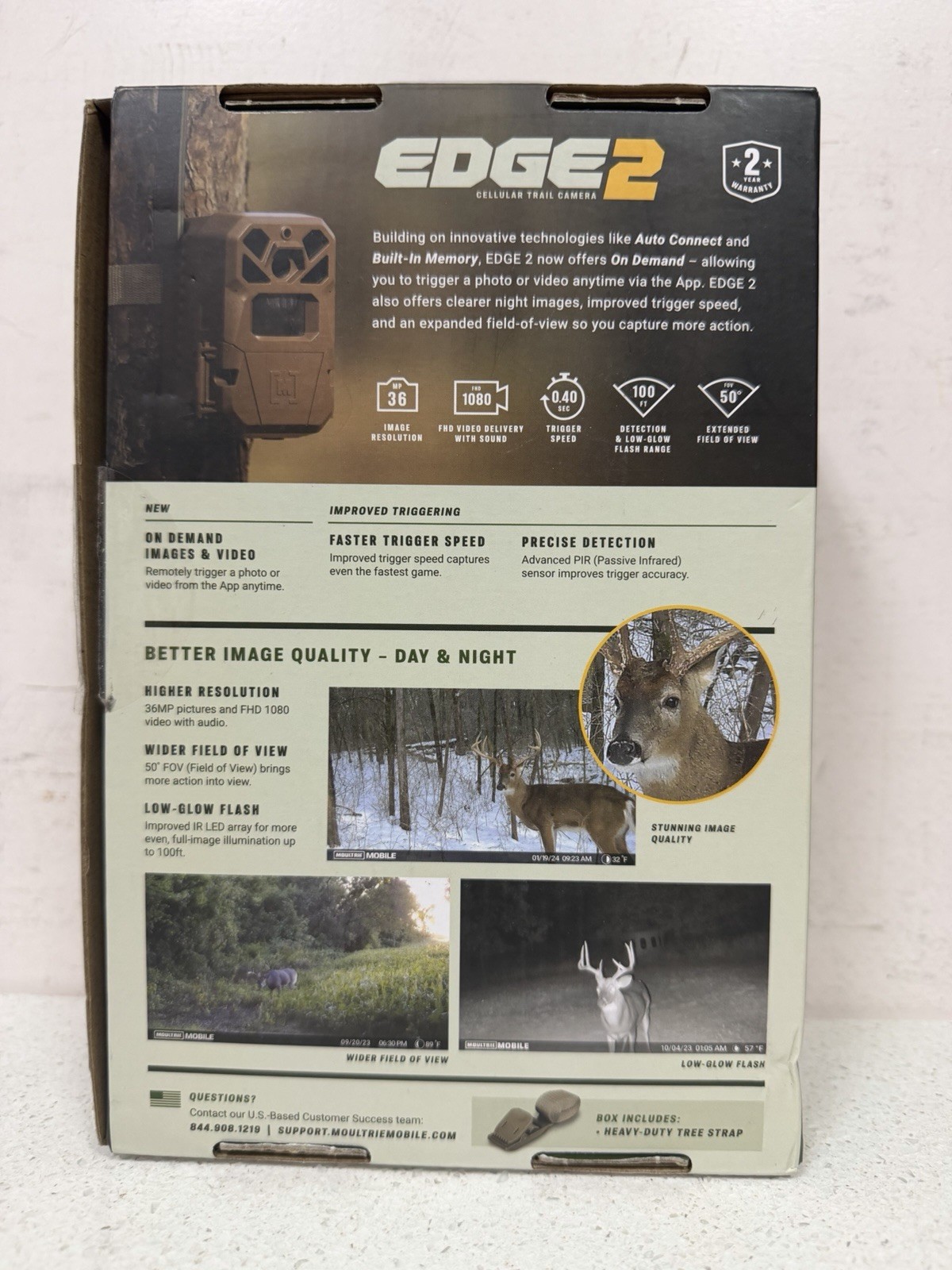 Moultrie Mobile Edge 2 Cellular Trail Camera Brown MMC-14123
