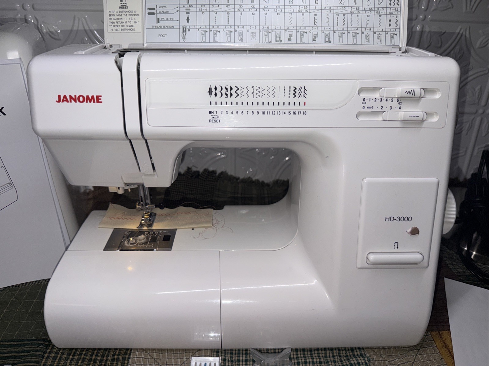 Janome HD3000 Mechanical Sewing Machine