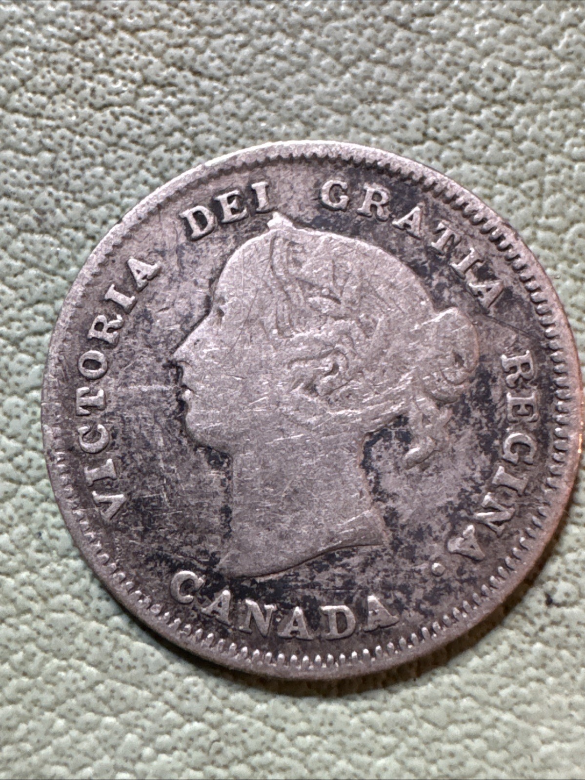 Canada 1891 5 Cents Silver Coin KM#2 1.8M Mintage