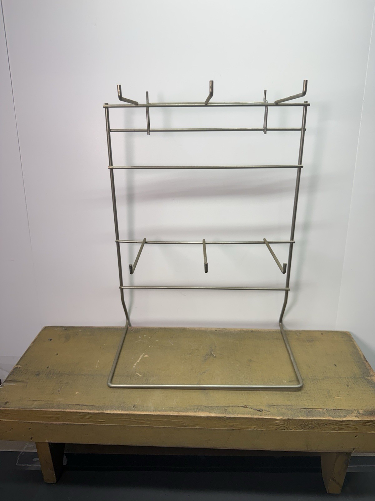 Vintage PEG BOARD TOOL DISPLAY RACK Or Stand Alone