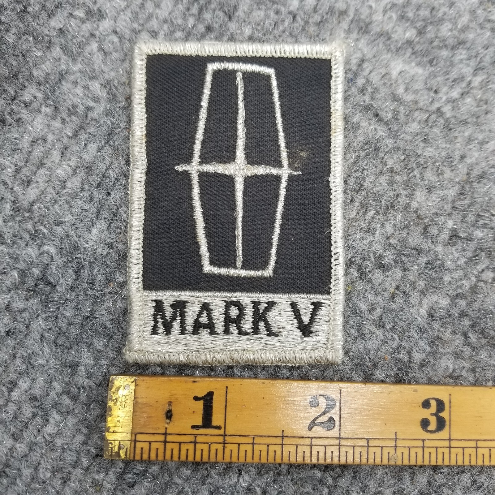 Vintage Lincoln Mark V Patch Car Auto I8