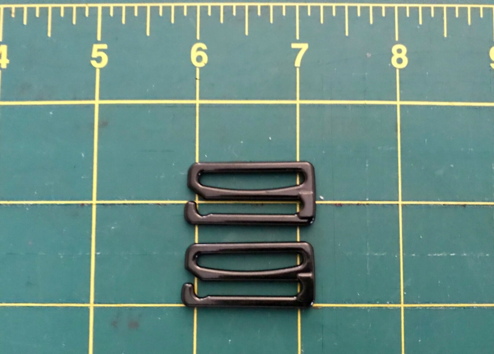 Black Metal Thick 1" (25mm) Hook Set For Bathing Suit Swimsuit & Other Strap USA