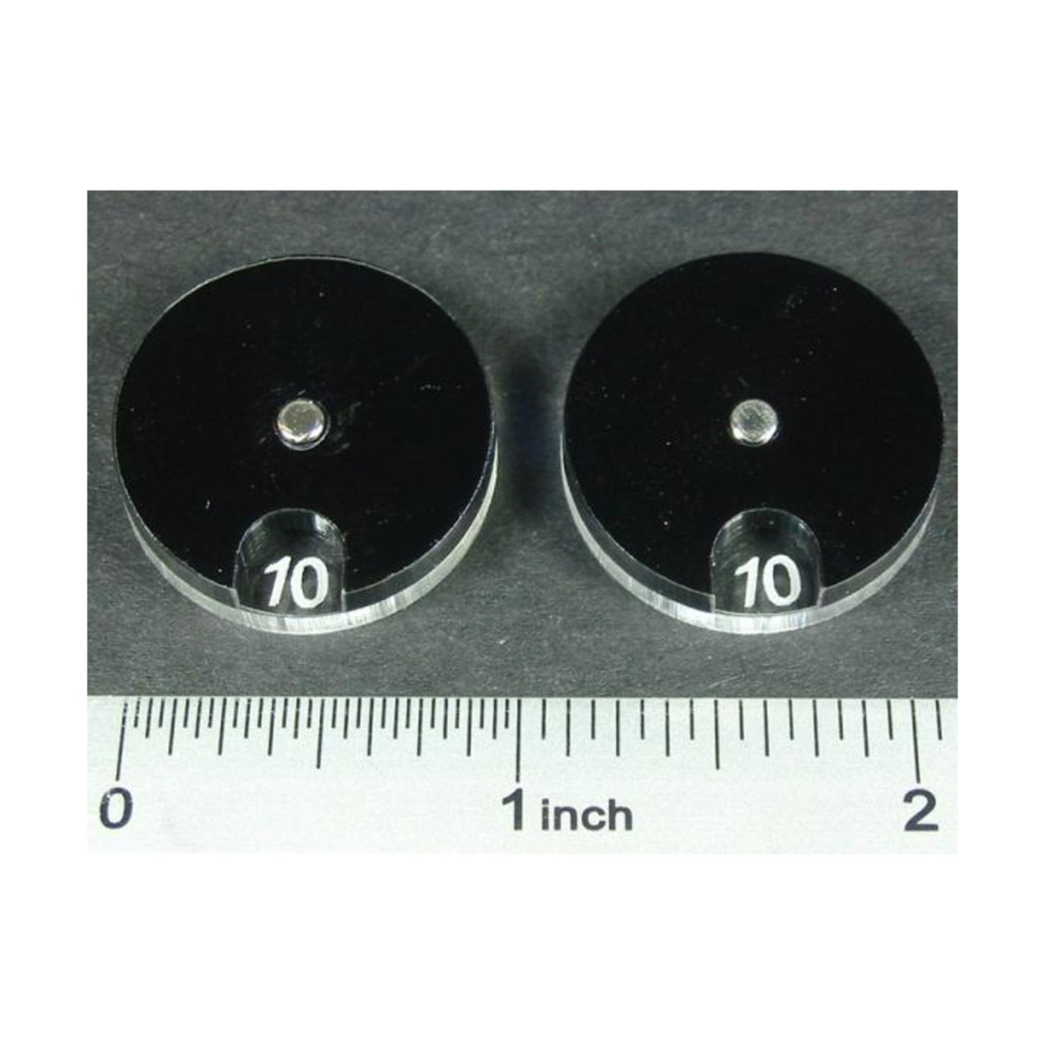 Litko Token Set Combat Dials 0-10 - Black (2) New