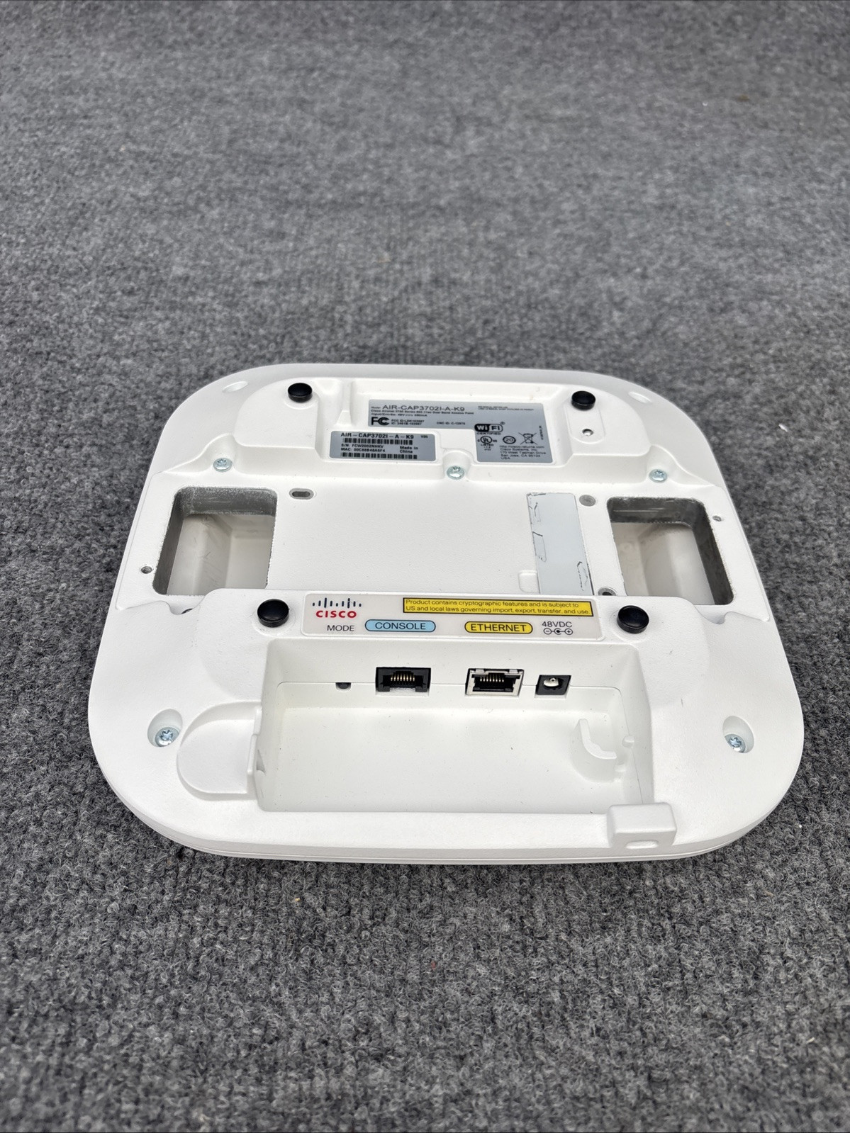 Cisco Aironet 3702i AIR-CAP3702I-A-K9 1300Mbps Wireless Access Point White Used