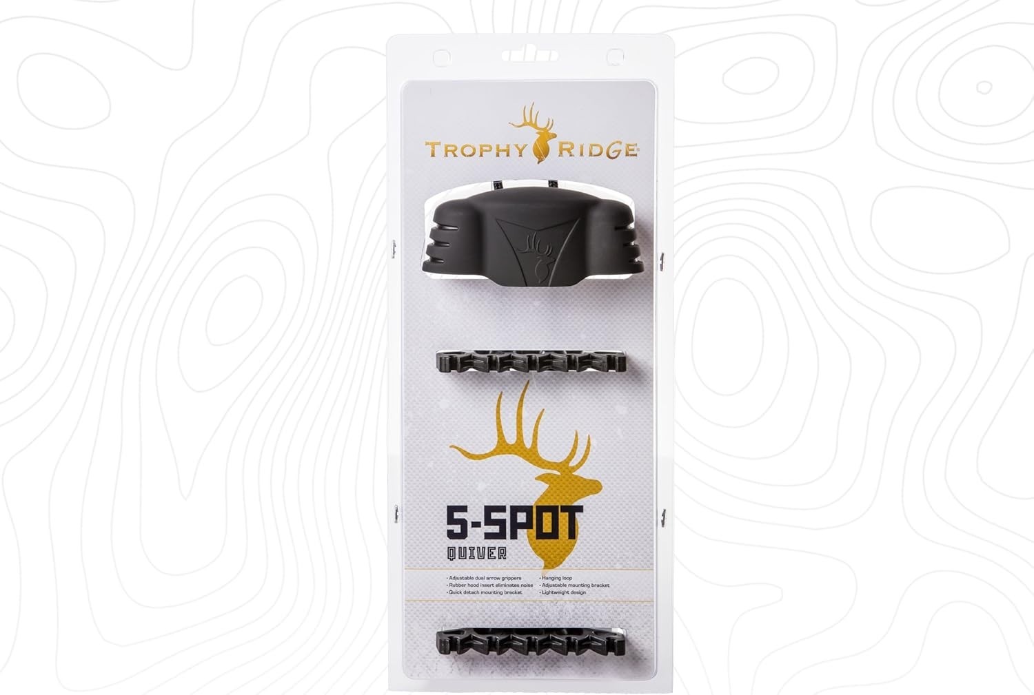 Lightweight 5-Spot Arrow Quiver - Black