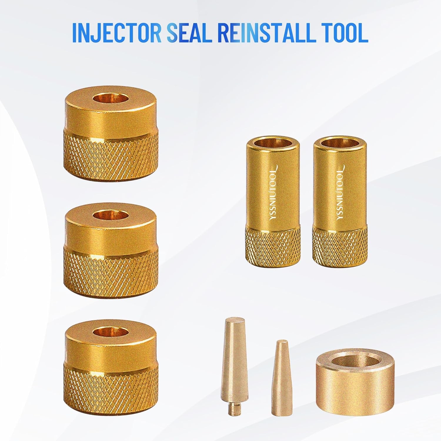 Fuel Injector Removal Puller Kit Injector Seal Install Tool Compatible with VW T