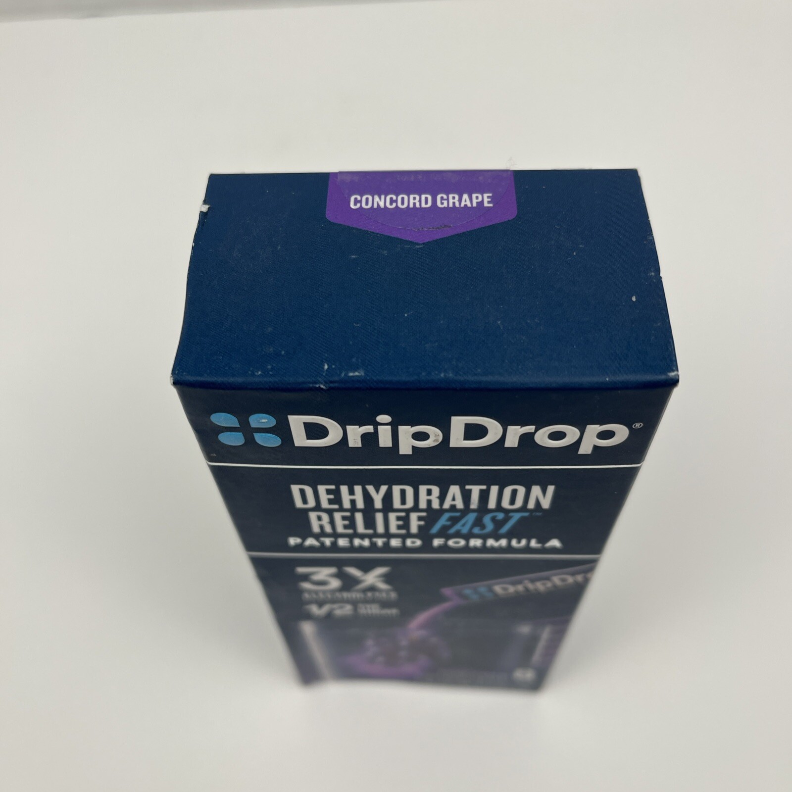 DripDrop Electrolyte Drink Mix Powder Dehydration Relief Grape 8 Pk Exp 11/27