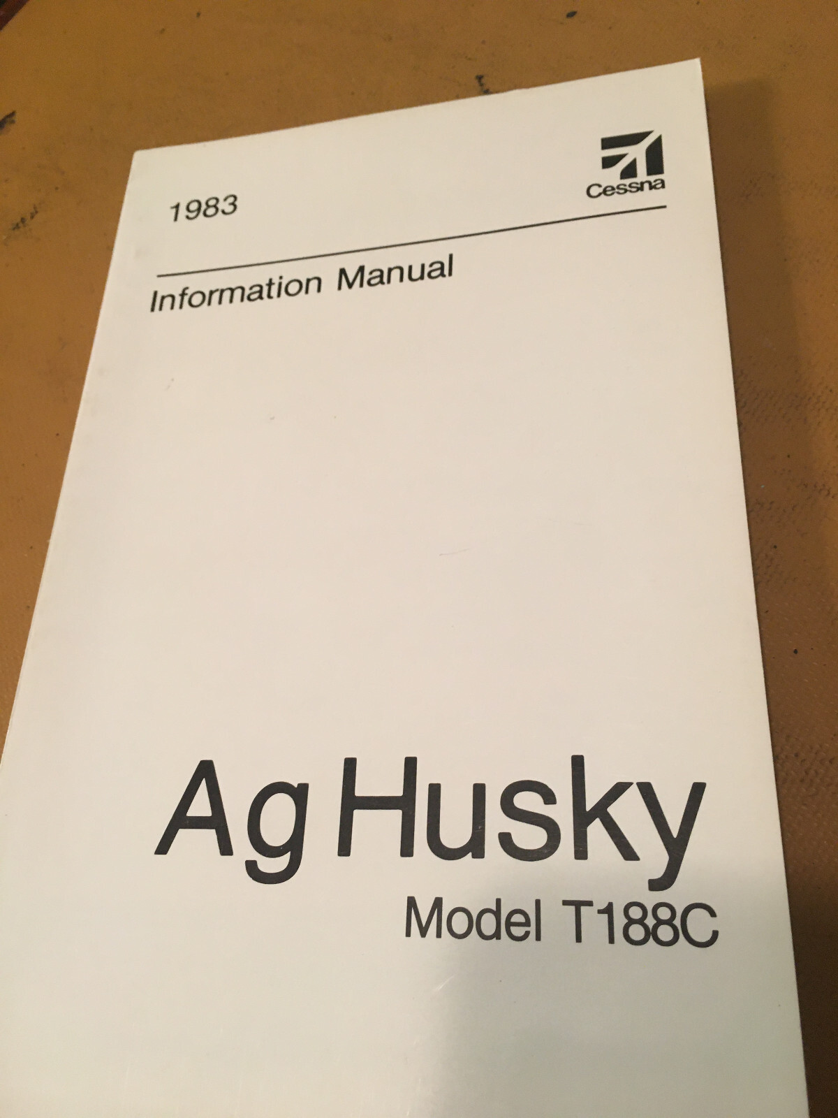 1983 Cessna AG Husky T188C Pilot's Information Manual