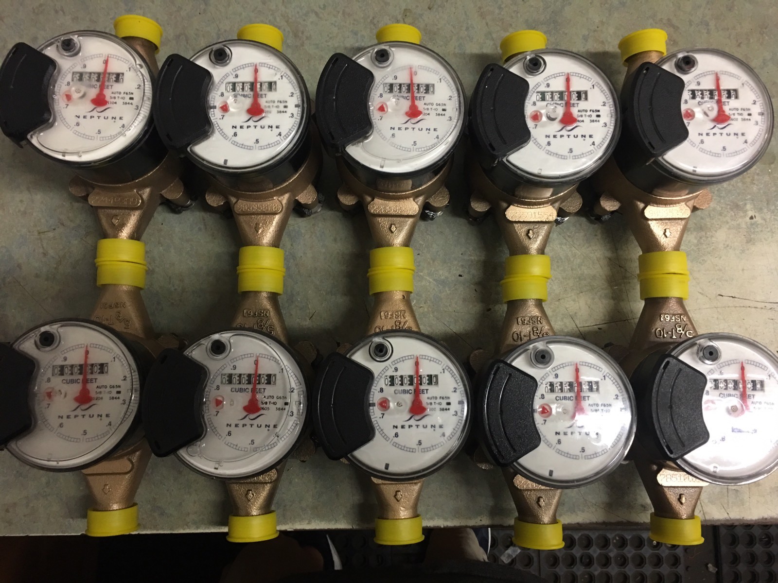 Neptune 5/8x3/4 T-10 Water Meter NSF61 10 Touchpad