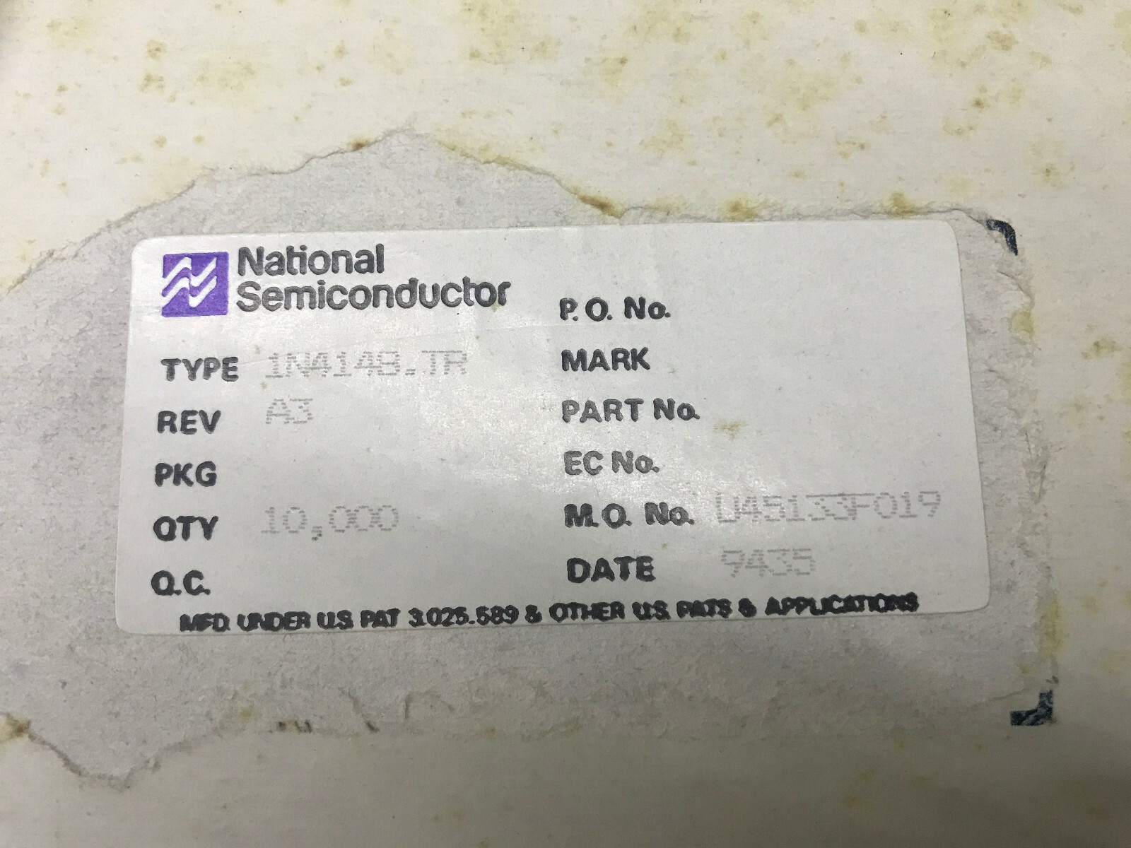 Lot of 50 1N4148 DIODES Genuine National Semiconductor  ** US Seller **