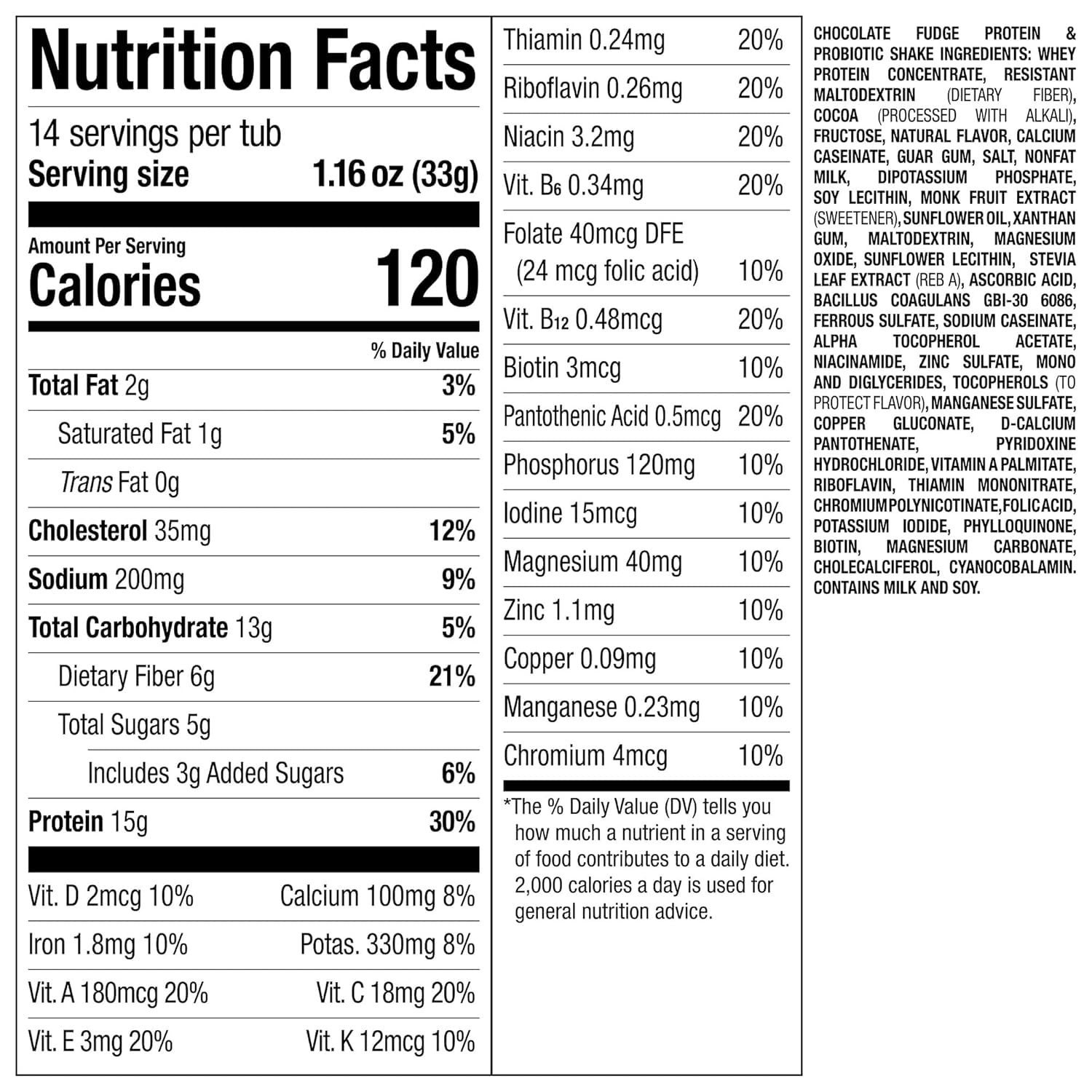 Chocolate Fudge Shake, 15g Protein