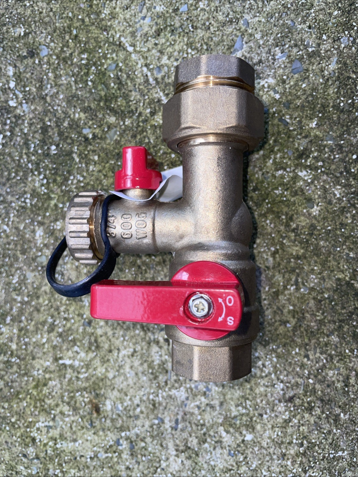 EASYFLEX 3/4" TANKLESS WATER HEATER BRASS VALVE 125 PSI Max 600 WOG New